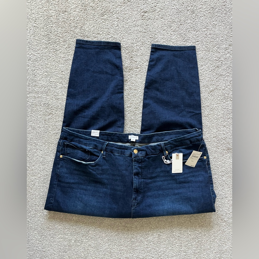 NWT Good American Good Legs Dark Wash Jeans Size 30